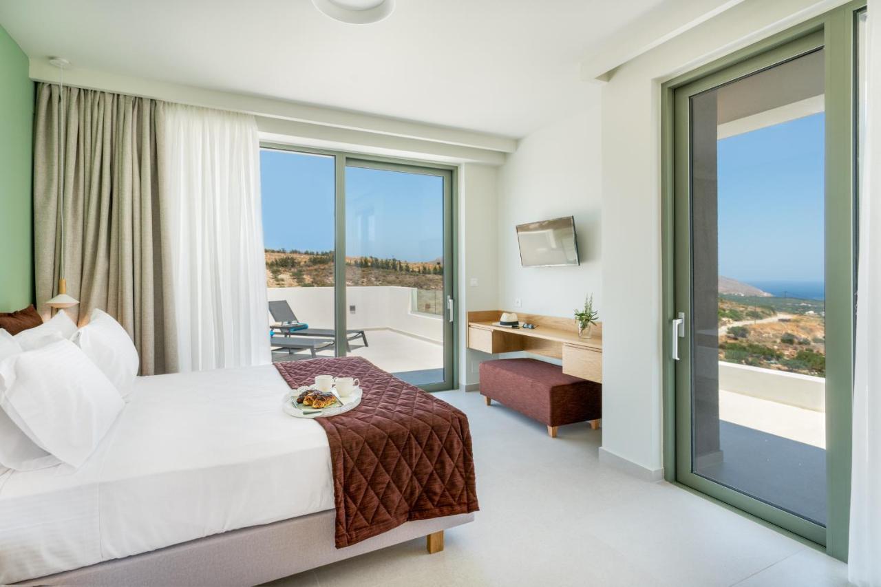 Luxurious Villa Cretan Aura With Private Heated Pool, Jacuzzi And Playroom Agios Ioannis  Екстер'єр фото