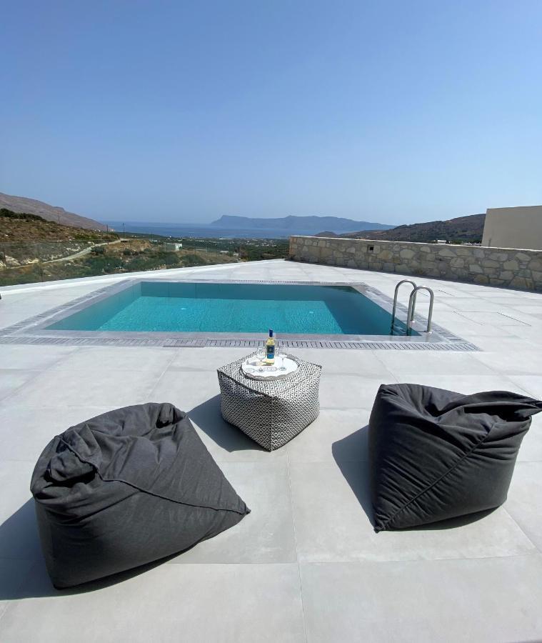 Luxurious Villa Cretan Aura With Private Heated Pool, Jacuzzi And Playroom Agios Ioannis  Екстер'єр фото
