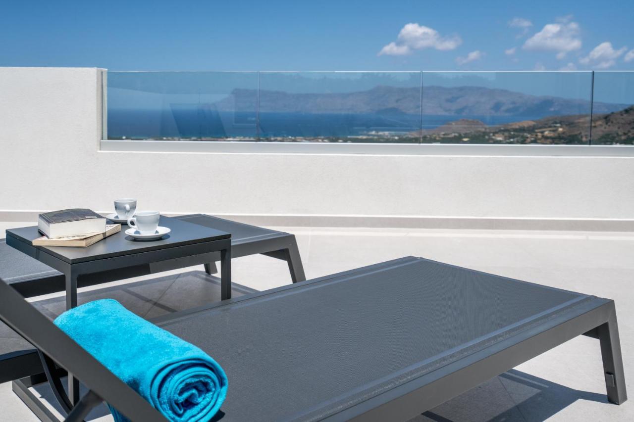 Luxurious Villa Cretan Aura With Private Heated Pool, Jacuzzi And Playroom Agios Ioannis  Екстер'єр фото