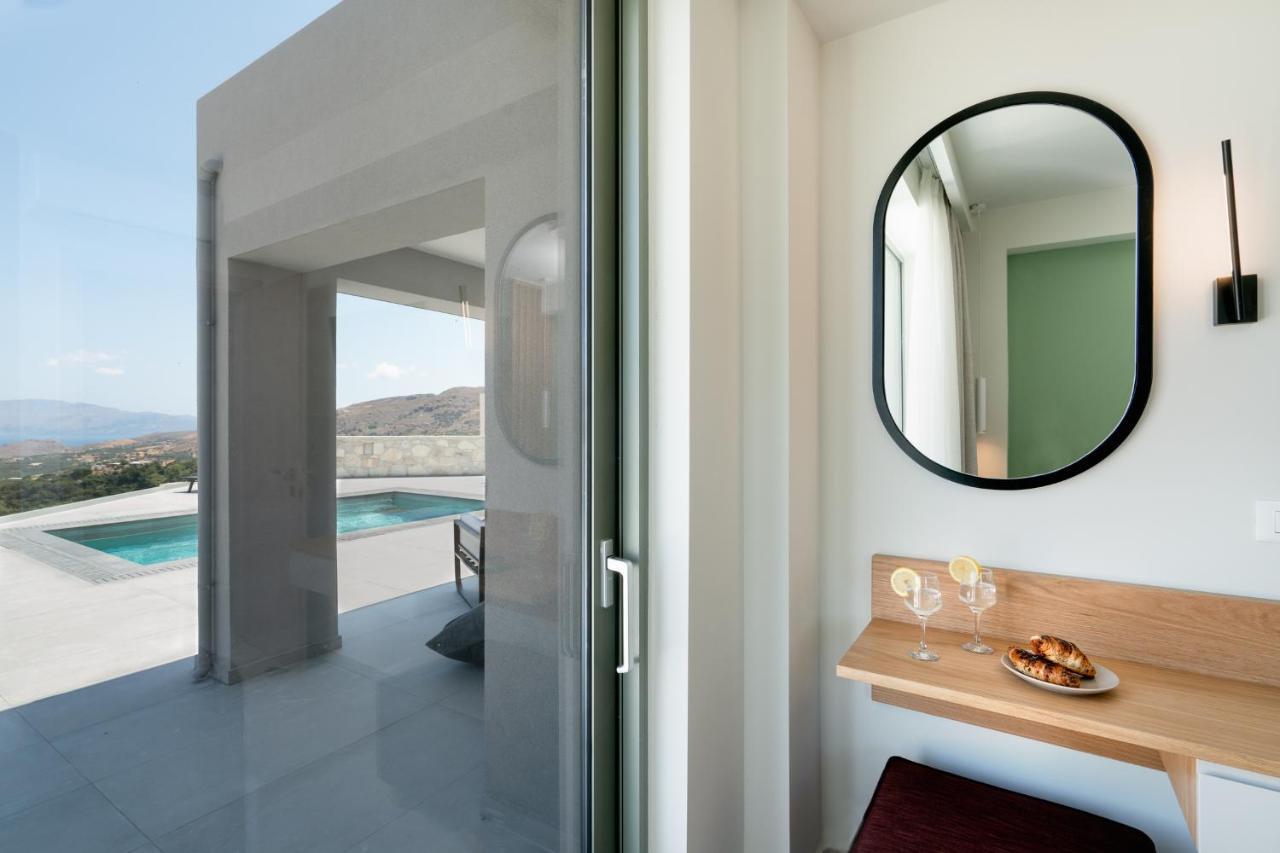 Luxurious Villa Cretan Aura With Private Heated Pool, Jacuzzi And Playroom Agios Ioannis  Екстер'єр фото
